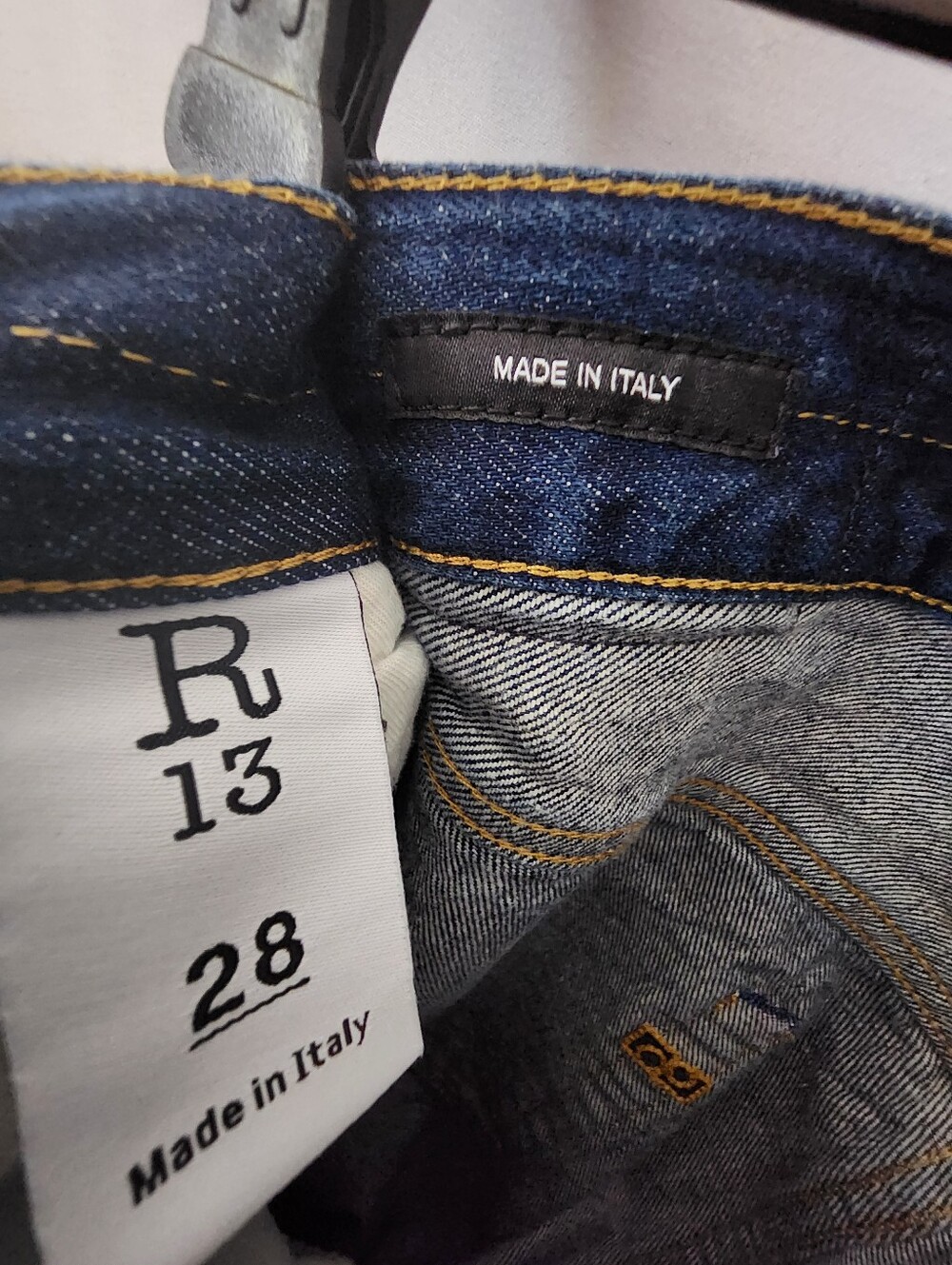 R13 Capri Length Denim Pants. Size 28 - Picture 4 of 6